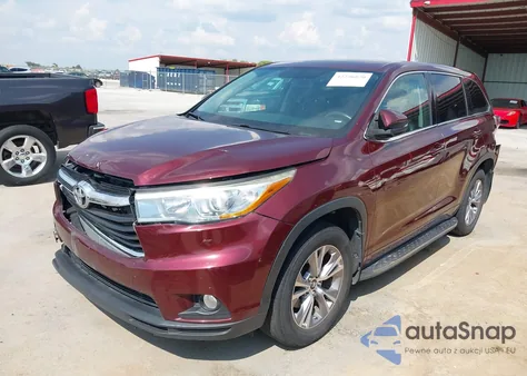 2016 Toyota Highlander Le Plus V6 from USA, damaged, VIN 5TDZKRFH5GS169747